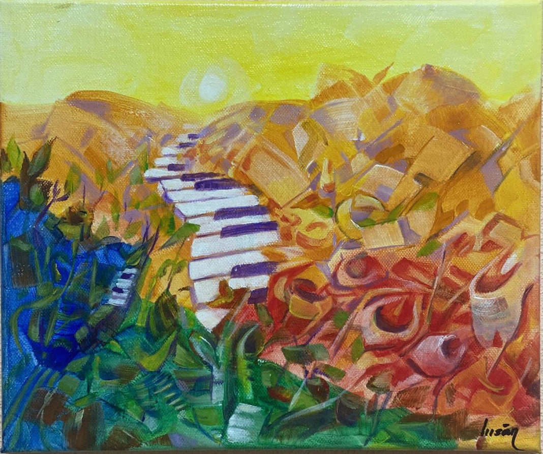VENDIDO/SOLD. (ESCALERA AL CIELO.)